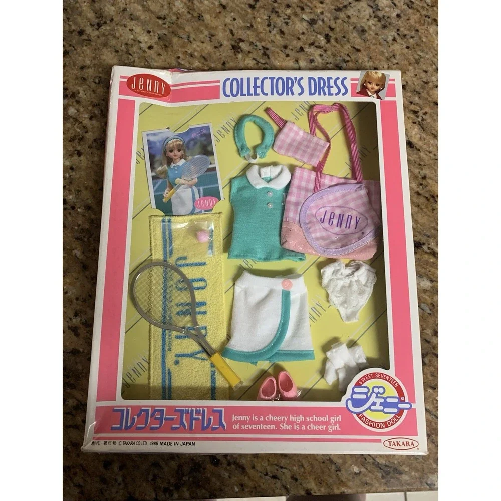Takara Jenny Collector's Dress Set Tennis Fashion Rare‎ Vintage 1986 NEW!